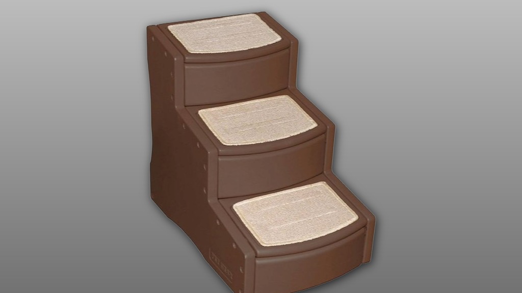 compact durable foam pet stairs