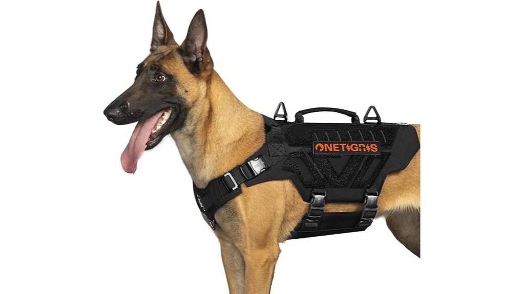 durable tactical harness with padding