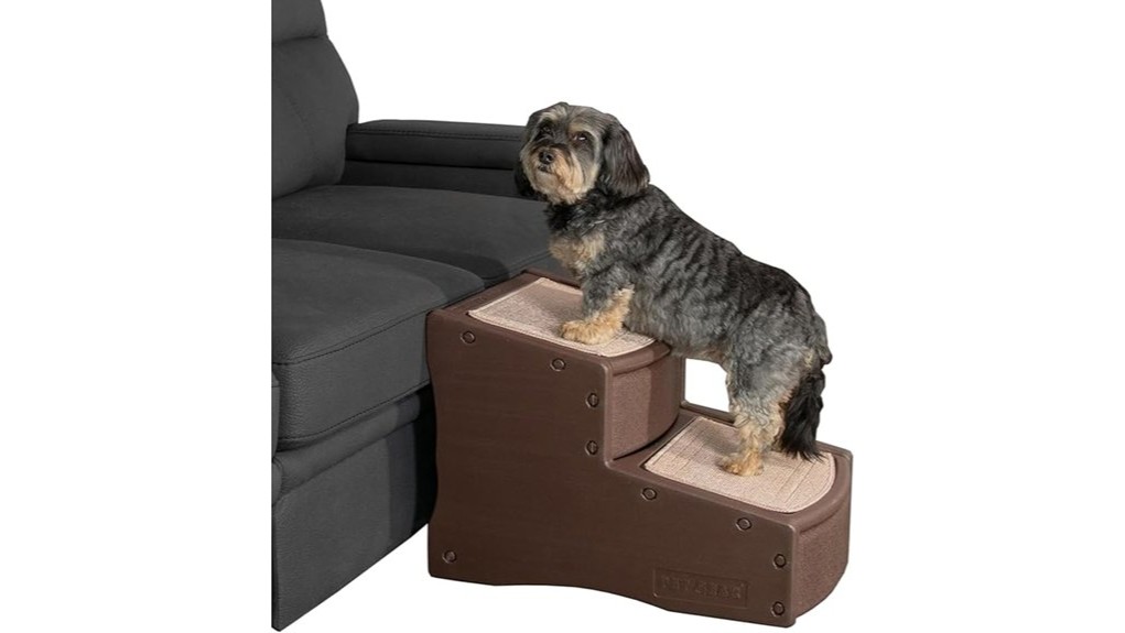 foldable fabric covered pet stairs