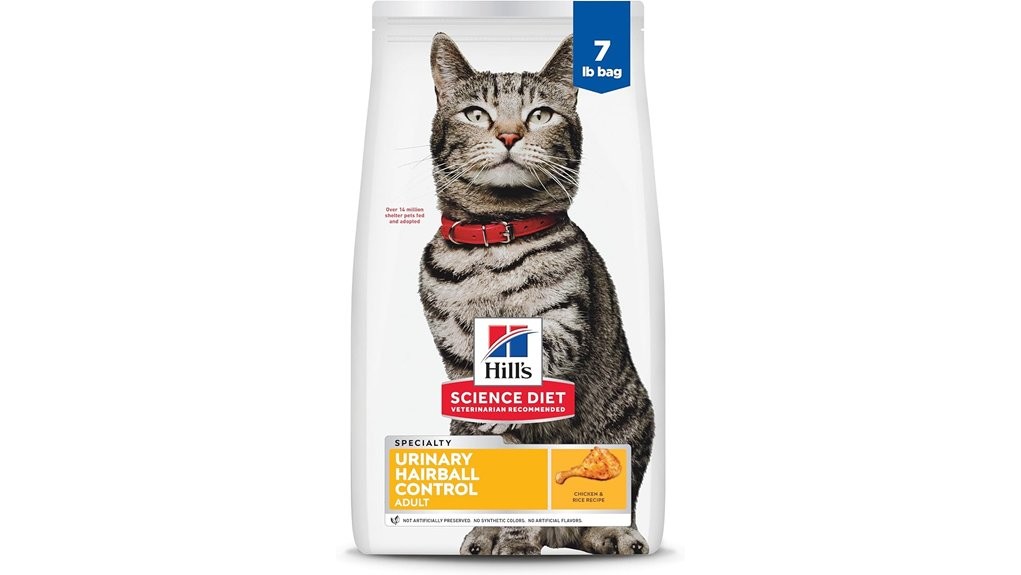 hill s urinary hairball control